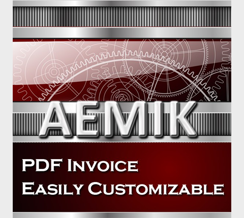 PDF invoice customizable